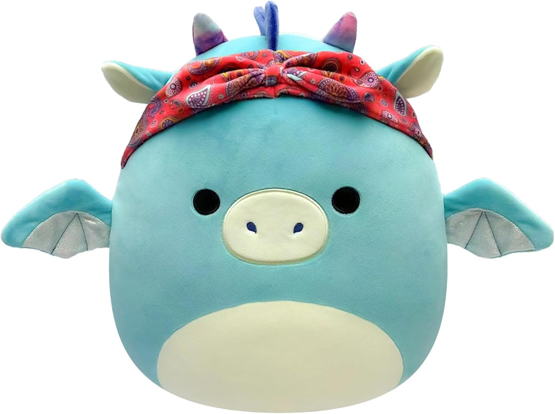 Squishmallows SQCR04125 - Tatiana der Drache 19 cm, offizielles Kelly Toys Plüsch, superweiches Kusc