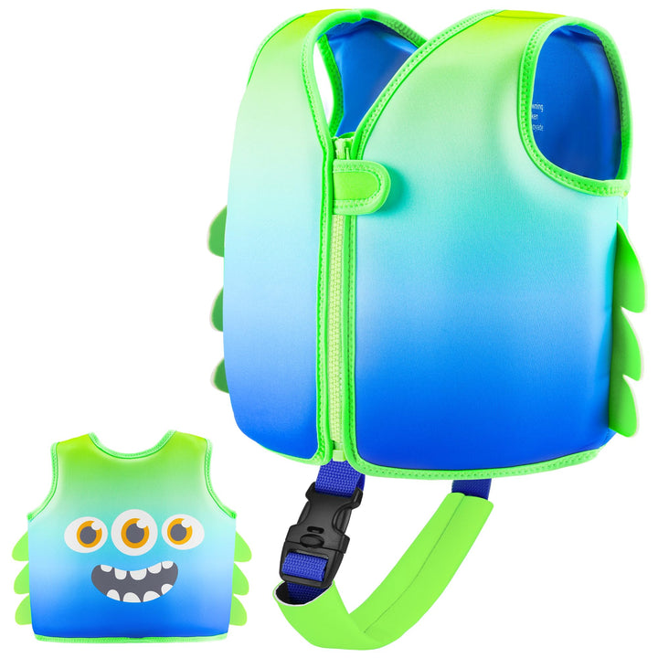 Kinder Mädchen Junge Schwimmlernweste, Schwimmhilfe Schwimmen Jacket für Kleinkinder Alter 1-6 mit E