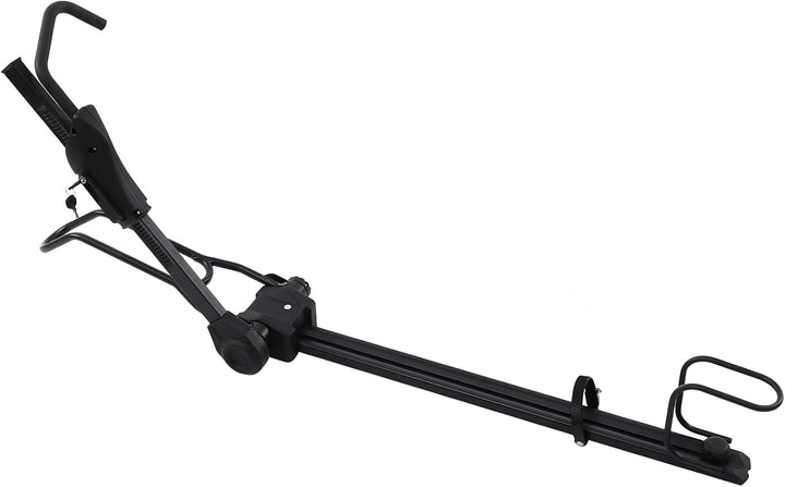 Dach Fahrradträger, 110cm Fahrradrahmenhalter Aluminiumlegierung höhenverstellbar 75-98cm abschliess