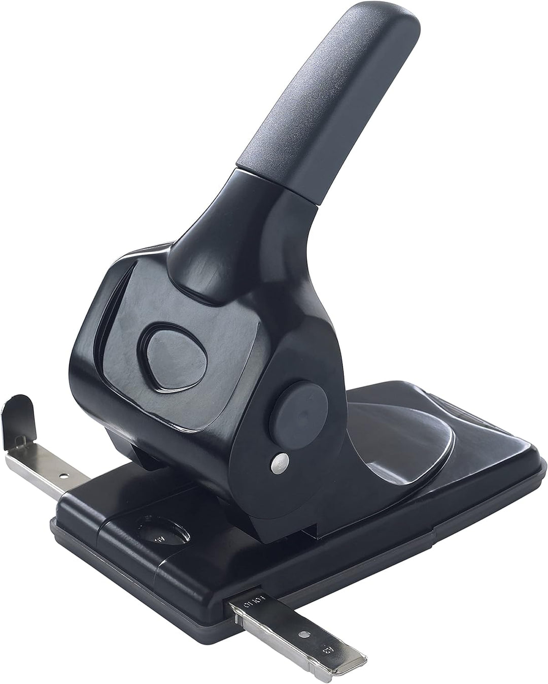 D.RECT 418 Locher gross | 65 Blatt | Anschlagschiene mit Formatvorgaben | Registraturlocher Büroloch