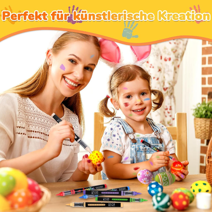 Infiart 60 Farben Acryl Farbe Marker Pinsel Spitze Automatische Tinte Steuerung Farbe Stifte Schnell