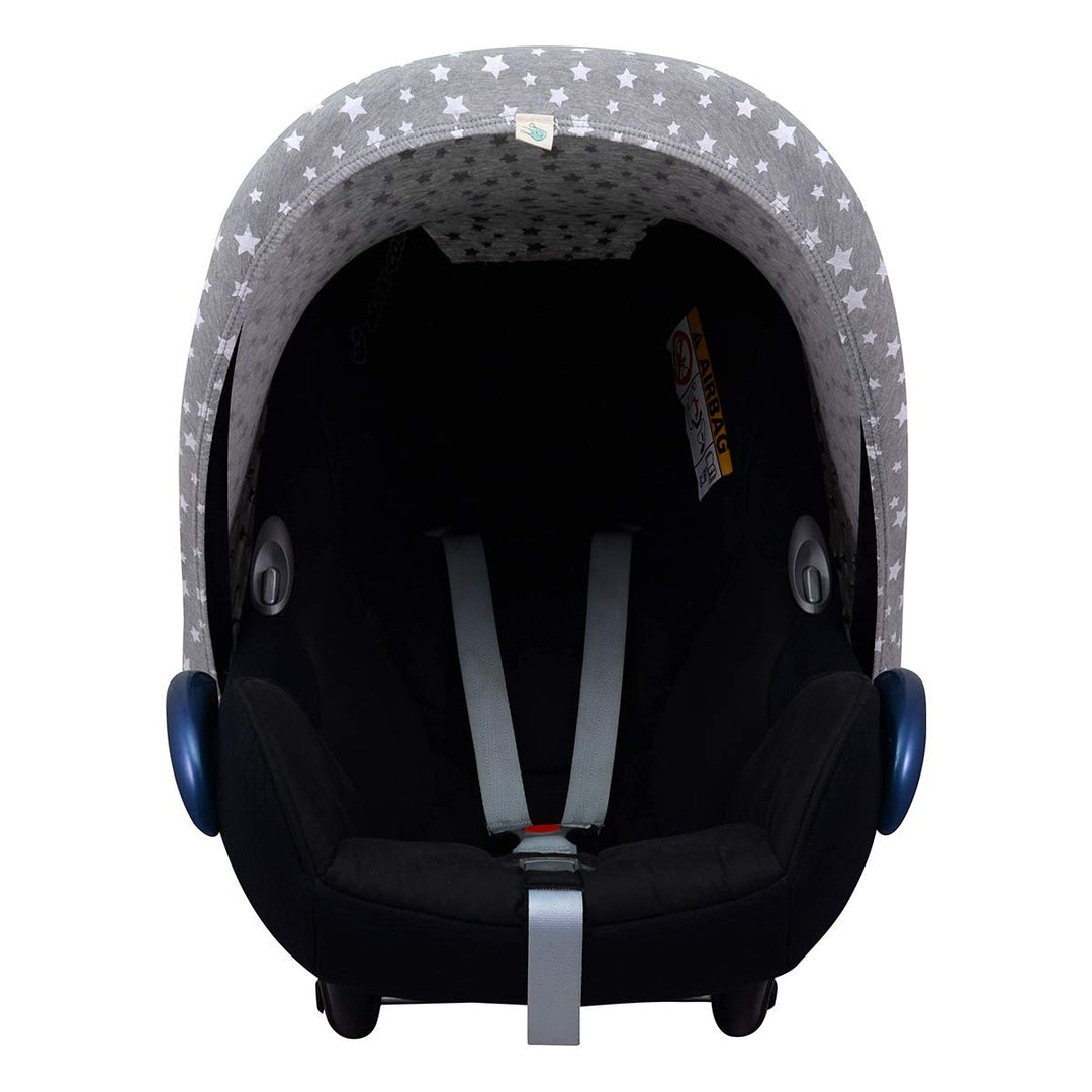 JYOKO KIDS Universal Sonnenverdeck kompatibel mit Maxi Cosi Gr 0 (White Star), White Star