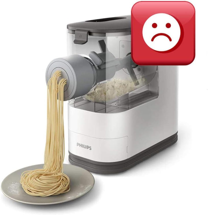Pastidea - Matrize aus POM Knödel aus Neapolitan, Riesen, gestreift, kompatibel mit Philips Pastamak