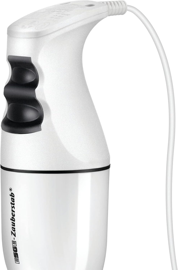 ESGE-Zauberstab Set M100 Design 901205,Weiss, Hand - Stabmixer, Pürierstab, inkl. Becher-Set 600ml &