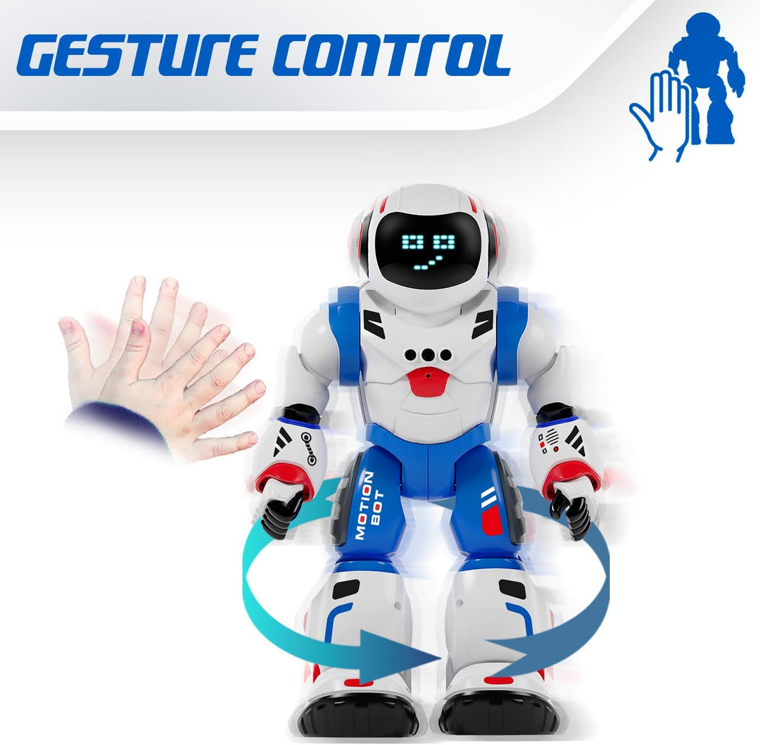 Xtrem Bots - Bruce | Roboter Kinder | Roboter Spielzeug Mit 20 Gesichtsausdrücken | Robot Programmie