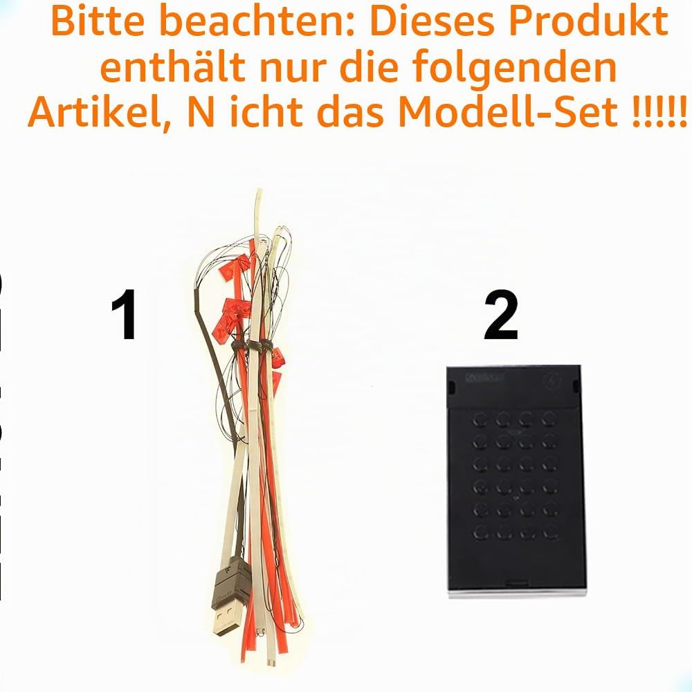GEAMENT LED Licht-Set Kompatibel mit Lego Oracle Red Bull Racing RB20 F1 Rennauto Technic 42206 Baus
