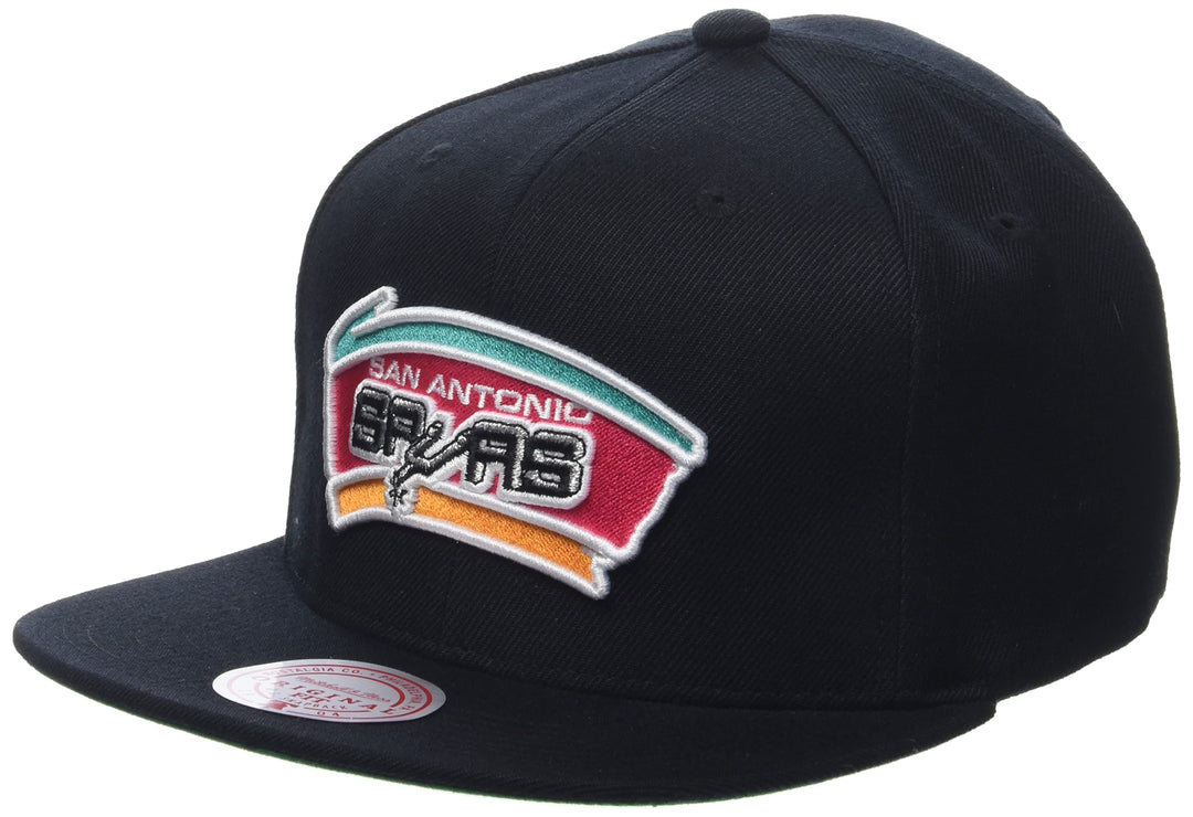 Mitchell & Ness San Antonio Spurs 1999 NBA Finals Snapback Cap Schwarz Einheitsgrösse Schwarz, Einhe