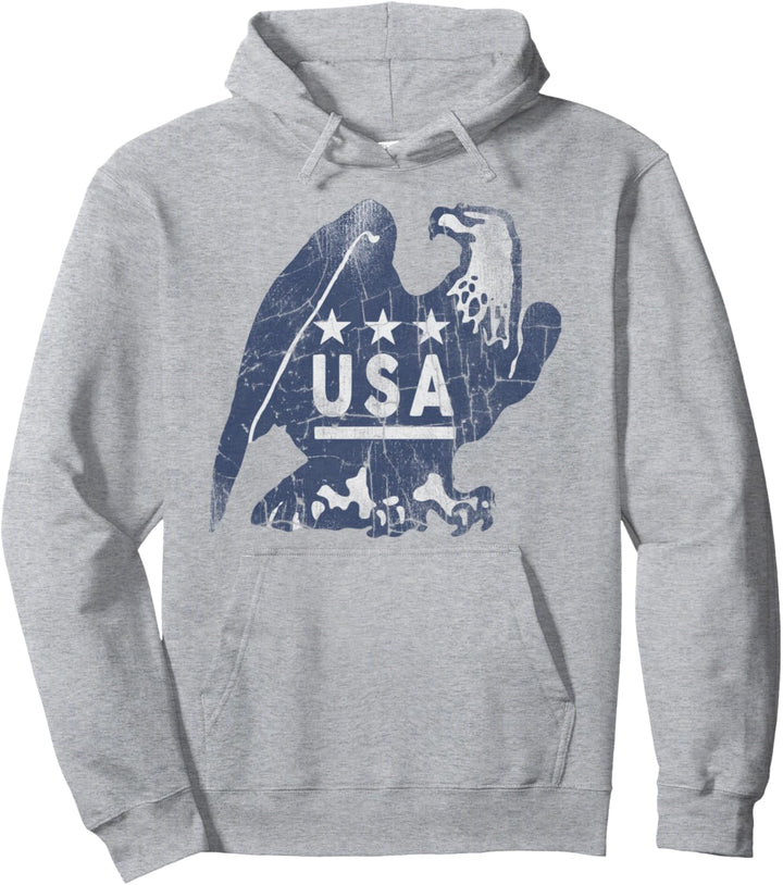Trendy USA Star Eagle Pullover Hoodie