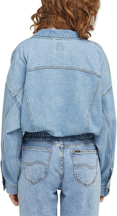 Lee Damen Batwing Rider Denim Jacket L DEADLY SKIES, L DEADLY SKIES