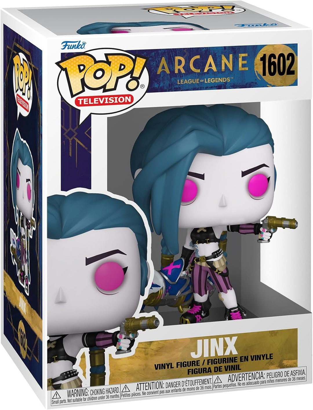 Funko Pop! TV: Arcane LOL - Jinx - Arcane: League of Legends - Vinyl-Sammelfigur - Geschenkidee - Of