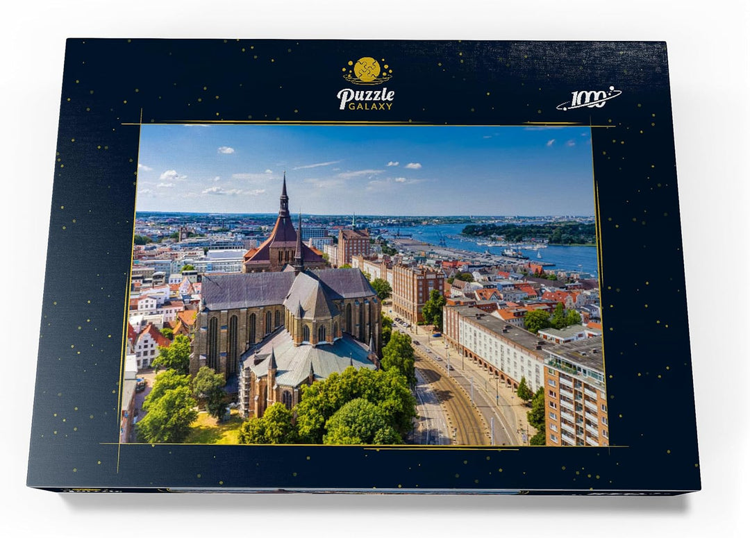 Rostock an einem sonnigen Sommertag - Premium 1000 Teile Puzzle - MyPuzzle Sonderkollektion von Puzz