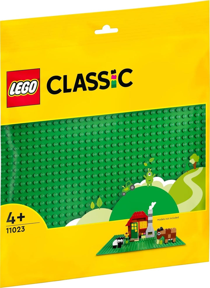Lego Classic 3er Set: 10696 Lego Mittelgrosse Bausteine-Box, 11023 Grüne Bauplatte & 30417 Gartenblu