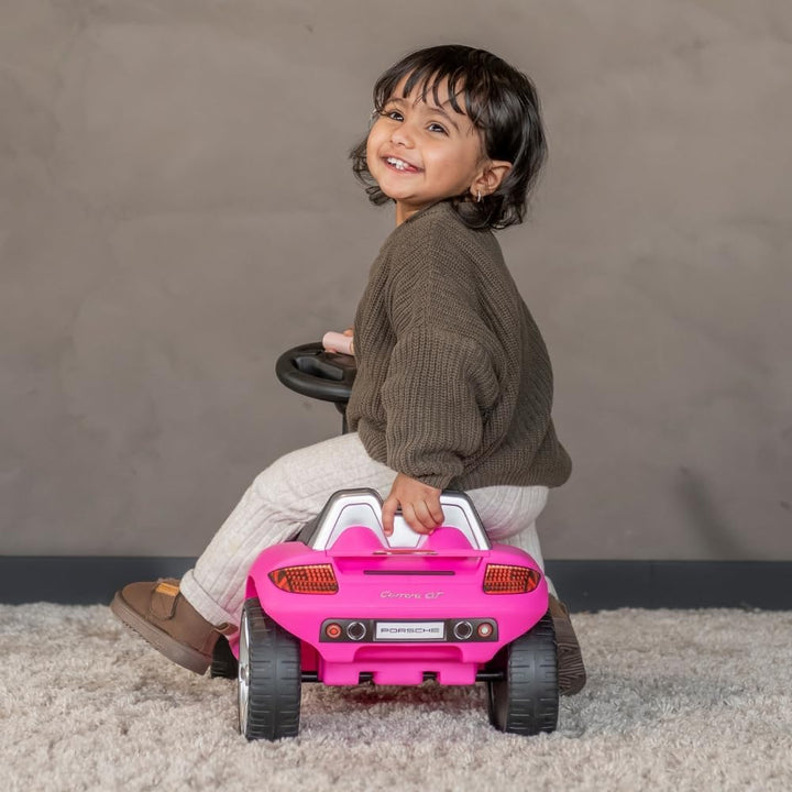Bandits & Angels Porsche Carrera GT Rutshauto ab 1 Jahr für Jungen und Mädchen – Funktionierende Sch