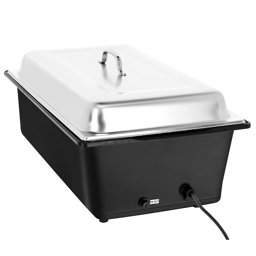 GGM Gastro | CDH11100E | Elektro Chafing Dish - GN 1/1 - mit Deckel - Schwarz