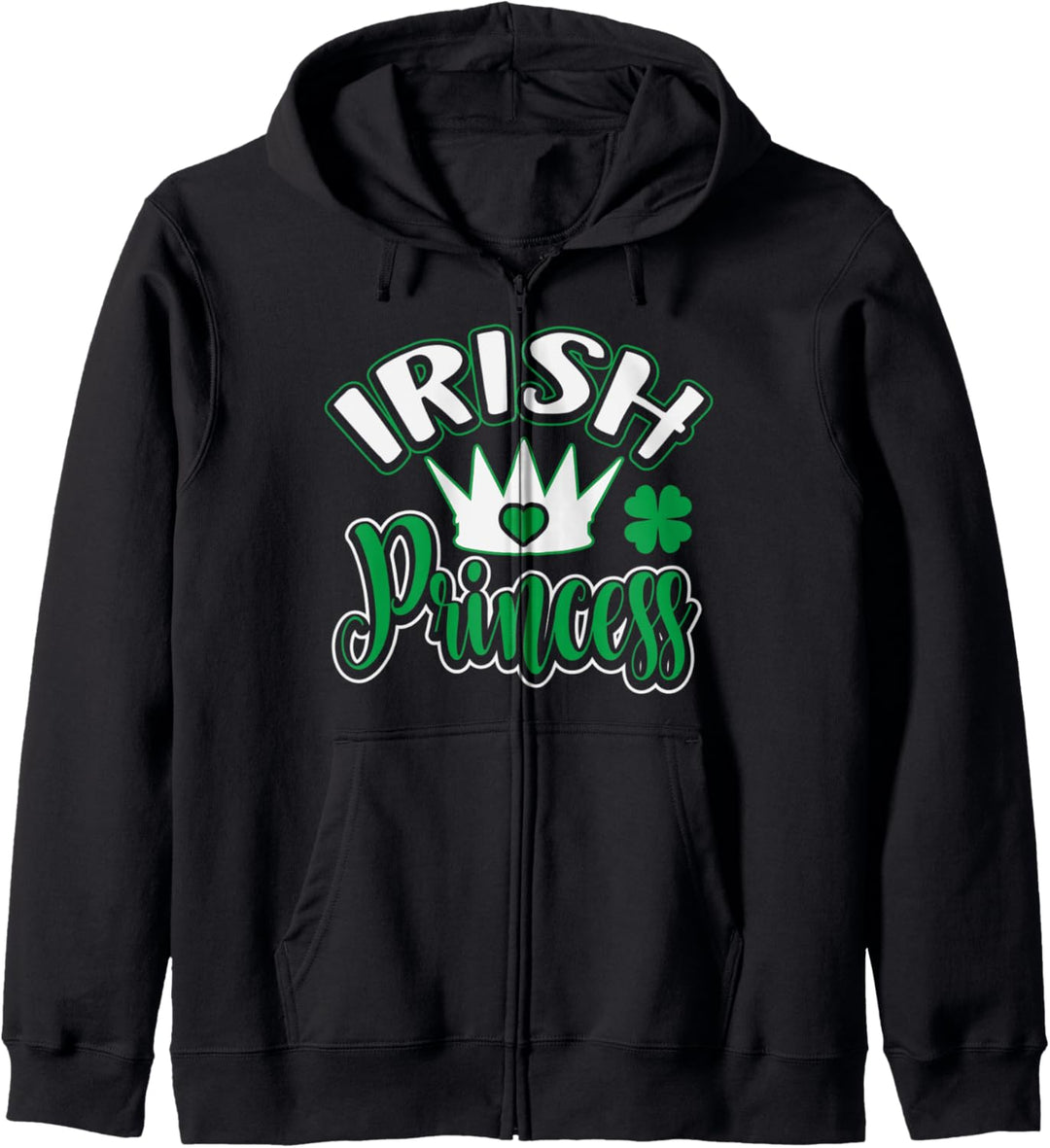 Irish Princess Cute Irish Crown St. Patrick's Day Heritage Kapuzenjacke