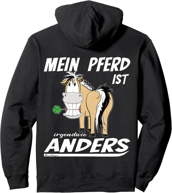 Mein Pferd ist irgendwie anders lustiges Fjordpferd Pullover Hoodie