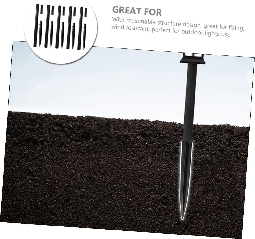 Yardwe Solarleuchten Zubehör Set - 15 Stück Erdspiess Verlängerung Adapter Verbindungsteile Für Flam