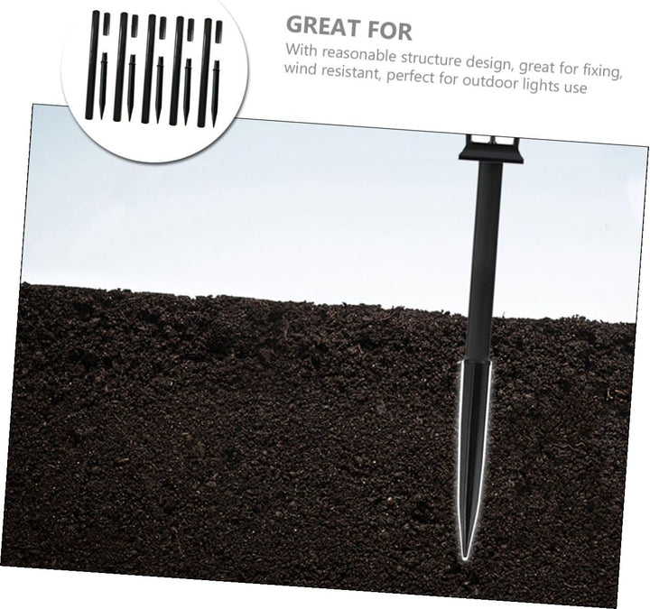 Yardwe Solarleuchten Zubehör Set - 15 Stück Erdspiess Verlängerung Adapter Verbindungsteile Für Flam