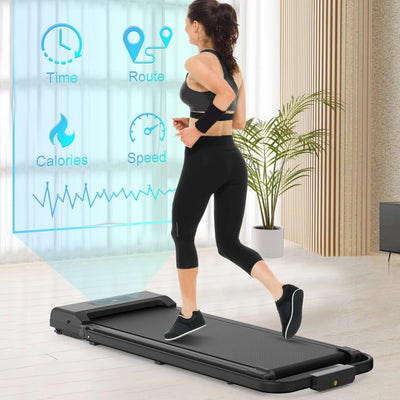 bigzzia Walking Pad Klappbar - 1-10 km/h Laufband für Zuhause Klappbar 2.5 PS Laufbänder Schreibtisc