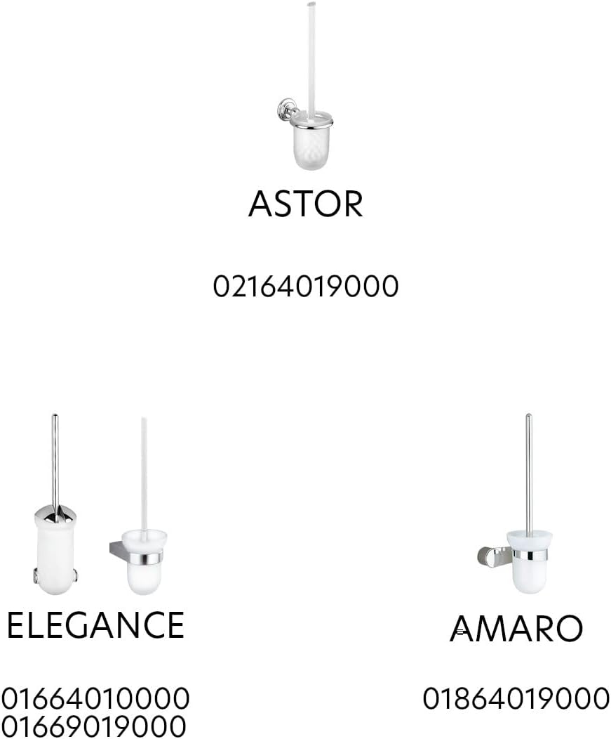 KEUCO Ersatzbürstenkopf weiss, 3 Stück, für Astor, Elegance, Amaro | Ø 6,7 cm, Original Ersatzköpfe