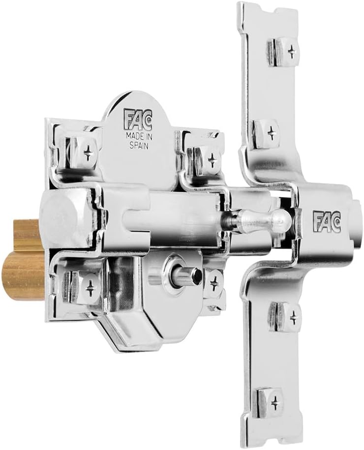 Fac Riegelschloss 301-r/ 80-n Vernickelt, Vernickelt