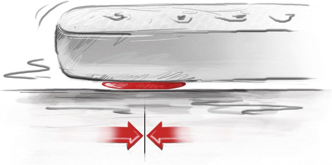 High Peak Unisex Cross Beam Double extra long Luftbett, mit integrierte Fusspumpe und Anti-Rutsch Fu