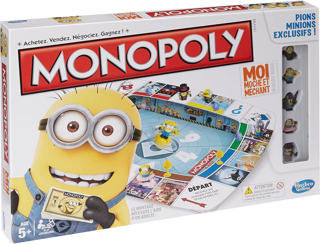 Hasbro - A25744470 - Jeu De Société - Monopoly - Minions