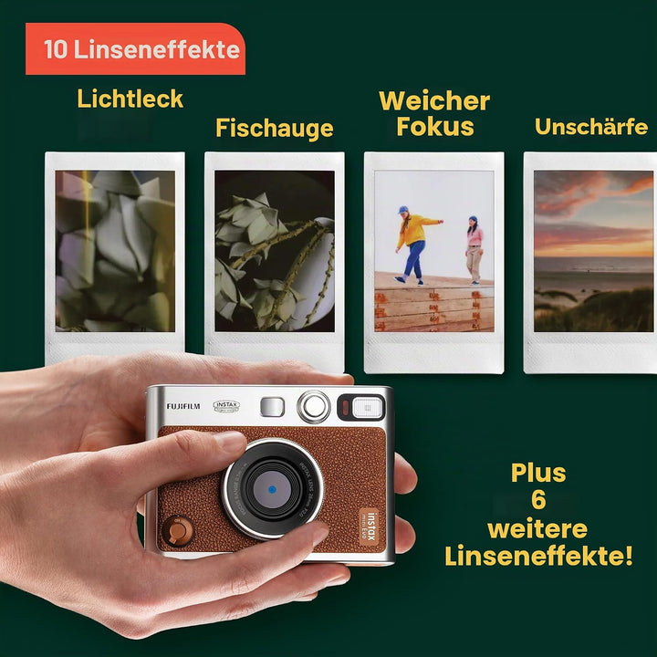 Fujifilm Instax Mini Evo - Braun, Braun