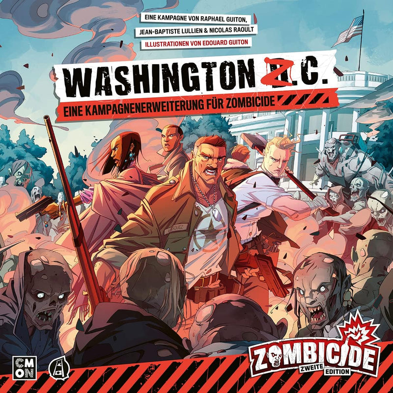 CMON | Zombicide 2. Edition – Washington Z.C. | Erweiterung | Kennerspiel | Dungeon Crawler | 1-6 Sp