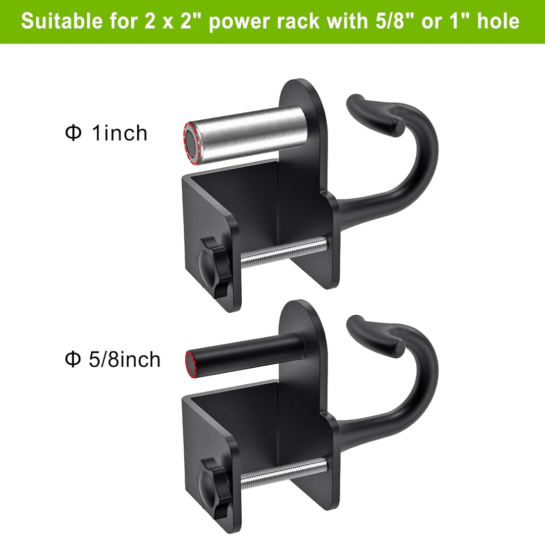 Kipika Power Cage Squat Rack Home Gym Zubehör - Anker für Widerstandsbänder Passt Rack mit 5/8„ oder