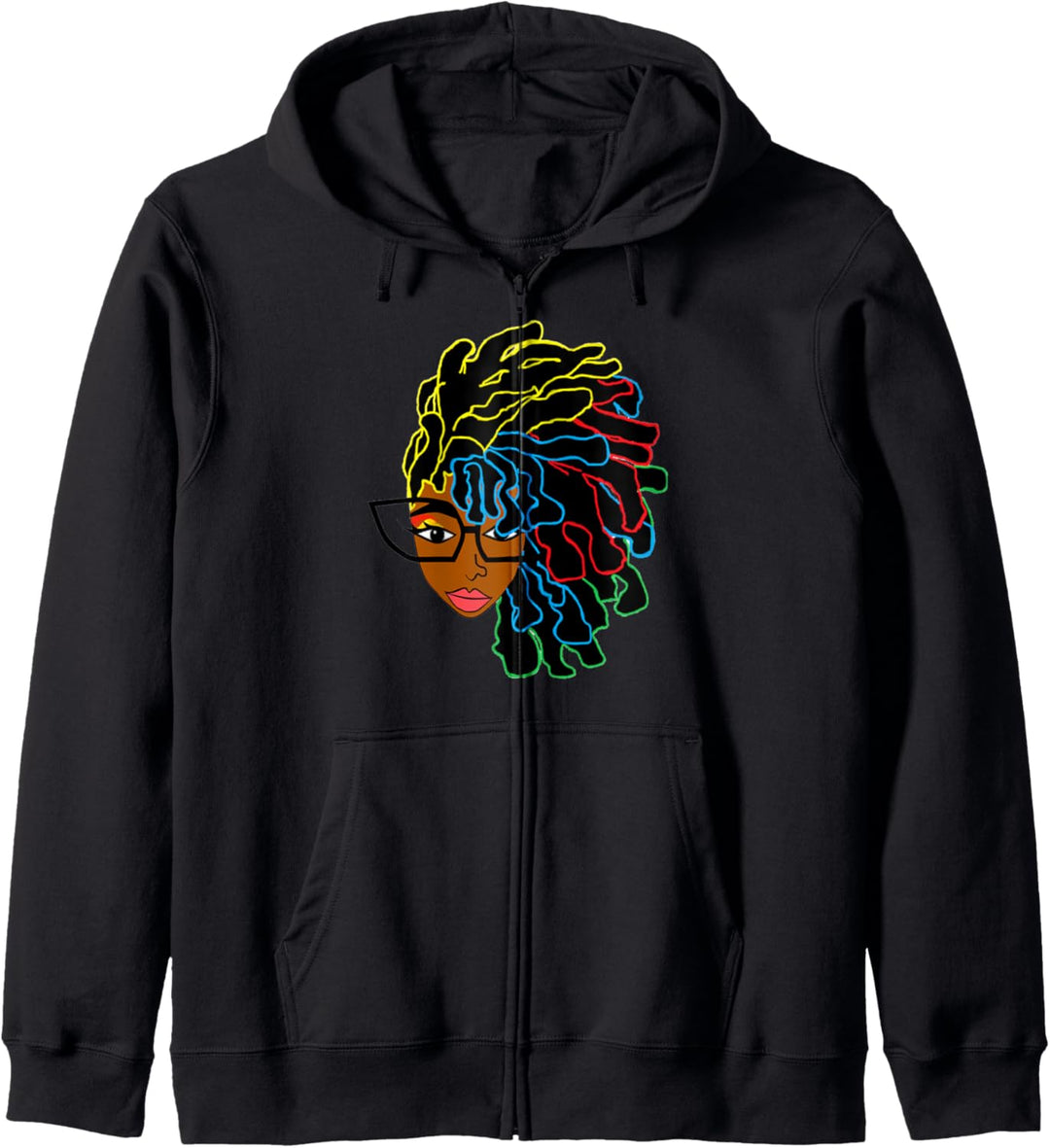 Naturhaar für schwarze Frauen Dreadlock Beauty Kapuzenjacke