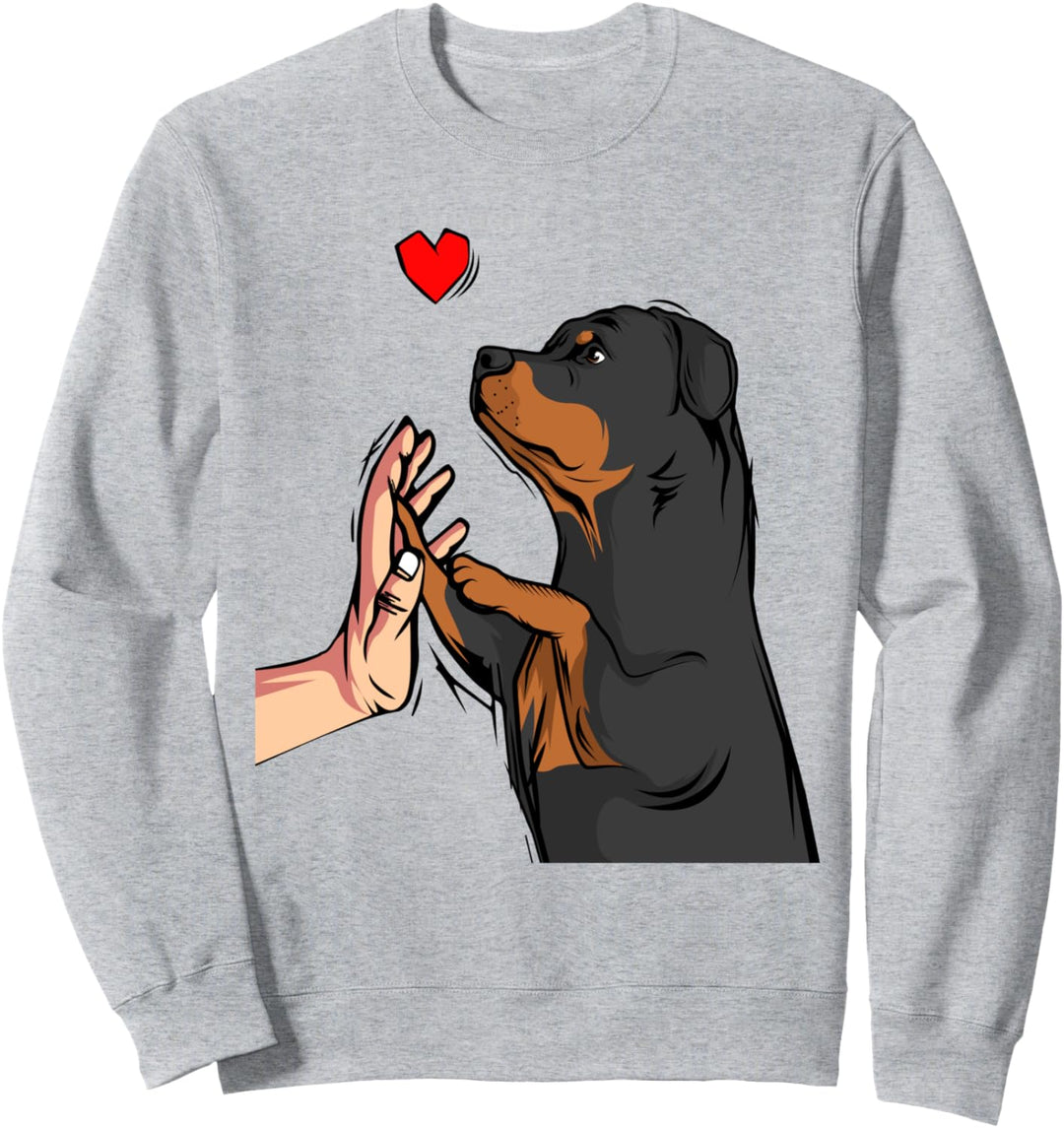 Rottweiler Liebe Hunde Frauchen Damen Sweatshirt