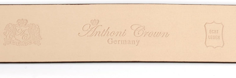 Anthoni Crown Damen Ledergürtel Gürtel 110 Rot, 110 Rot