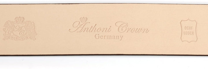 Anthoni Crown Herren Gürtel 115 Schwarz (Schwarz 010), 115 Schwarz (Schwarz 010)