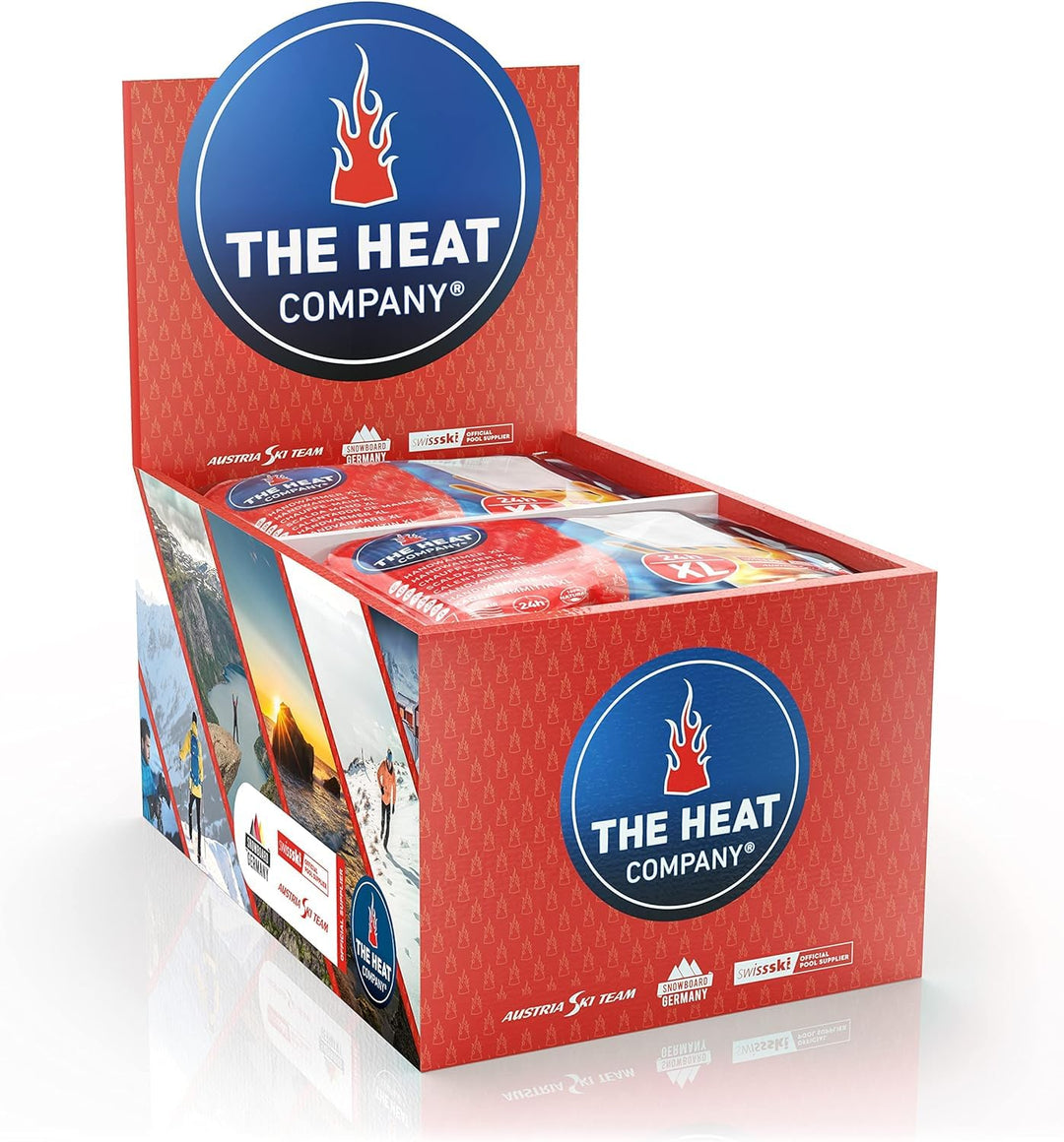 THE HEAT COMPANY Handwärmer XL - 10, 20 oder 40 Stück - EXTRA WARM - grosser Taschenwärmer - Wärmeki