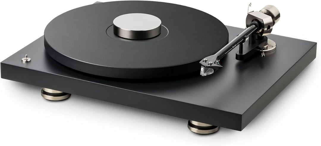Pro-Ject Record Puck PRO, Modernes Schallplattengewicht mit Nickel-Finish, Klangverbesserung für all