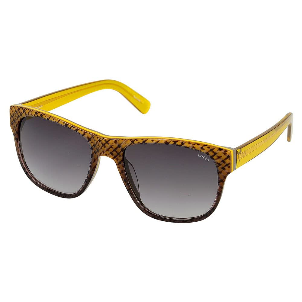 Lozza S0353792 Brille, Braun, 55 mm, Unisex, Erwachsene