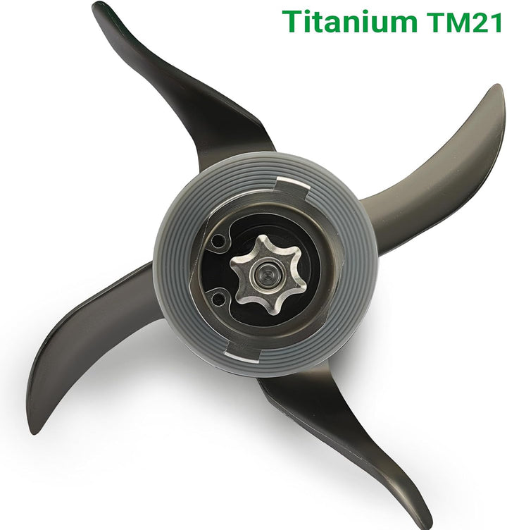Titanstreichklinge Messer für Vorwerk Thermomix TM21 Küchenmaschine zubehör Titan TM21, Titan TM21