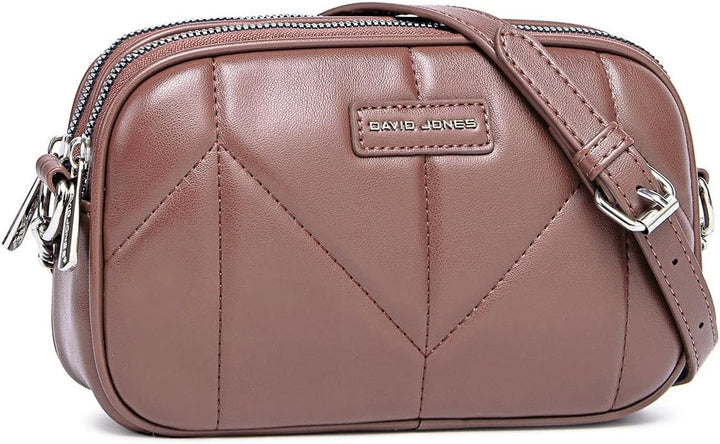 David Jones - Dämen Kleine Umhängetasche - Frau Mini Handtasche PU Leder - Handy Tasche Multi Tasche
