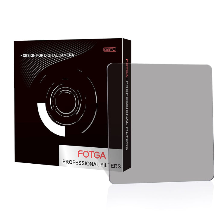 FOTGA 100x100mm Rechteckfilter ND2 Graufilter Square Neutral Dichte MC ND Filter, 1-Stop ND0.3 Quadr