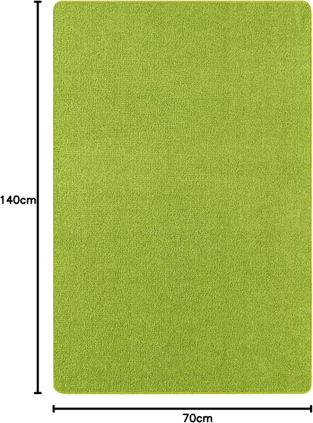Hanse Home Nasty Teppich – Wohnzimmerteppich Flauschiger Kurzflor Einfarbig Unifarben für Esszimmer,