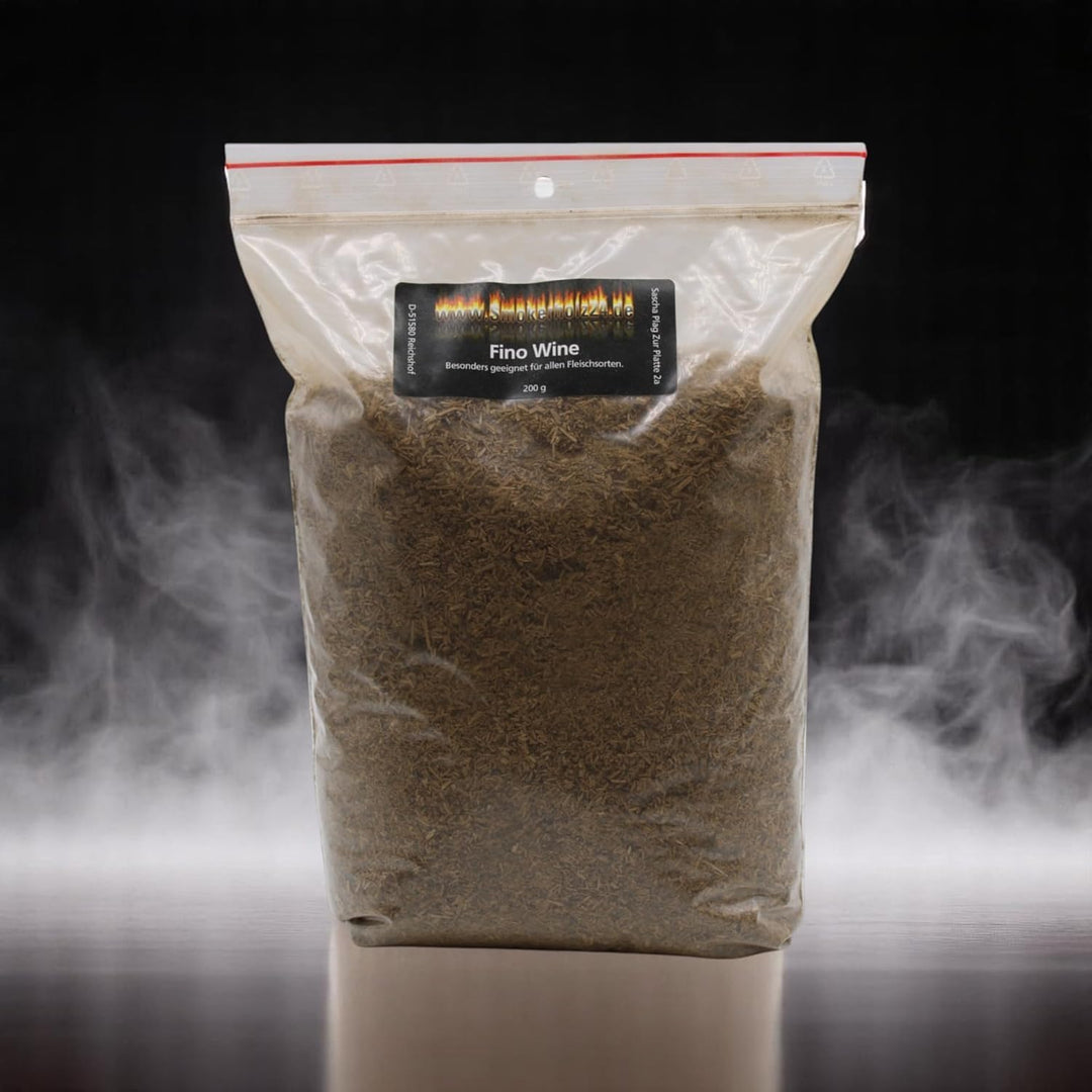 Räuchermehl SET Räucherspäne Mix aus Barriquefass/Eichenfässern 5X 200g Räuchermehl-Rotwein Räucherm