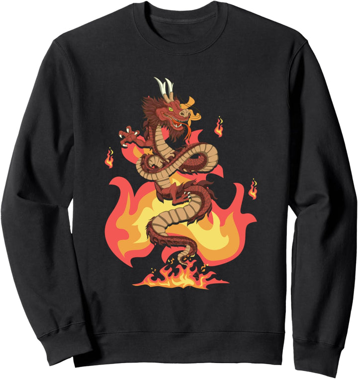 Chinesische Kultur Mystik Asien Fabelwesen China Drache Sweatshirt
