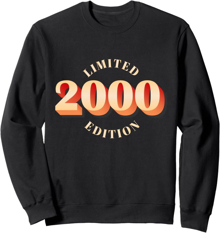 24. Geburtstag Mann Frau 24 Jahre 2000 Deko Lustig Geschenk Sweatshirt