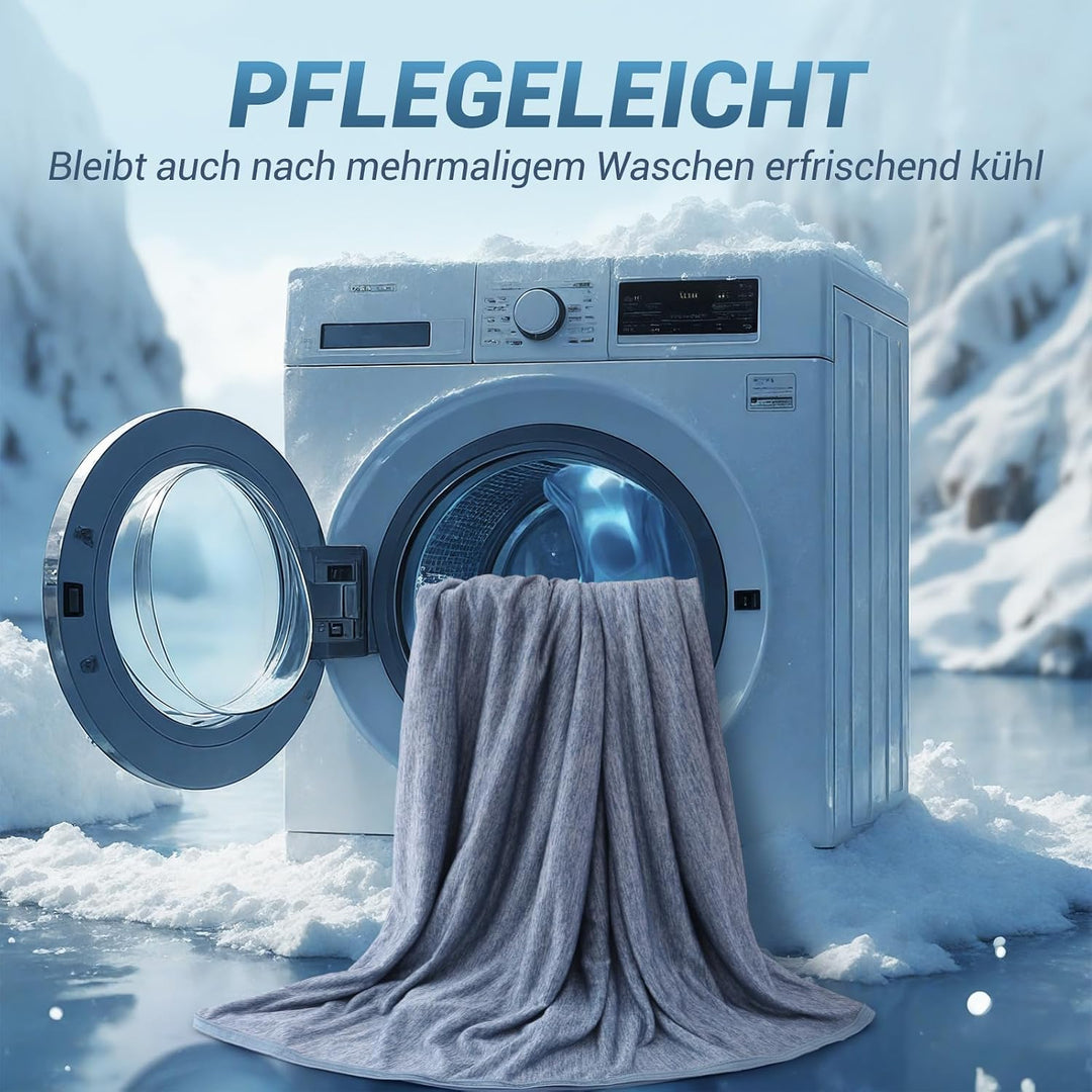 Elegear Kühldecke 200 x 220cm, Japanische Arc-Chill 3.0 Q-Max>0,5 Kühlfasern Selbstkühlende Sommerde