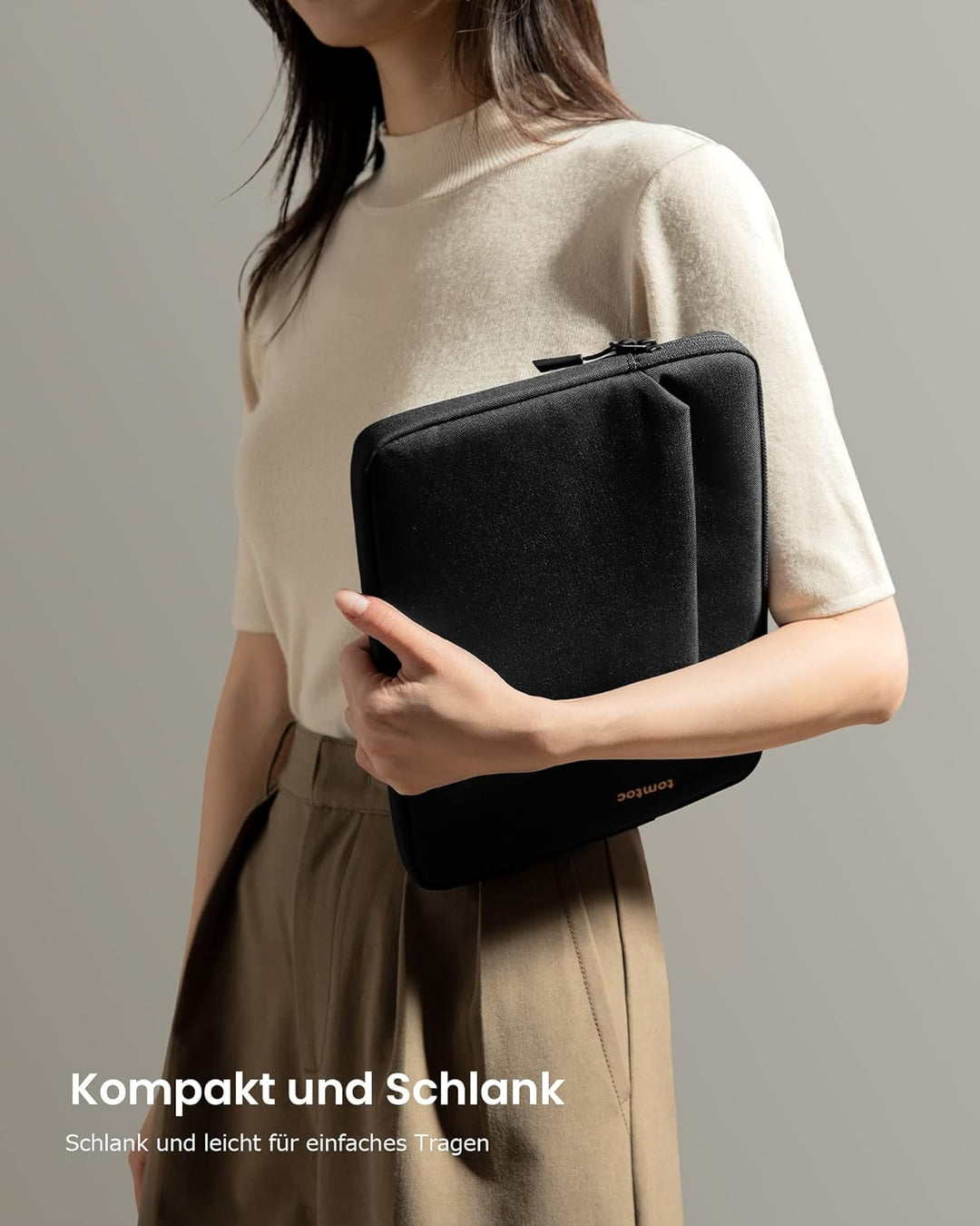 tomtoc Slim Tablet Tasche Hülle für 13 Zoll iPad Pro M4 OLED 2024, 13 Zoll iPad Air M2 2024, 12,9 Zo