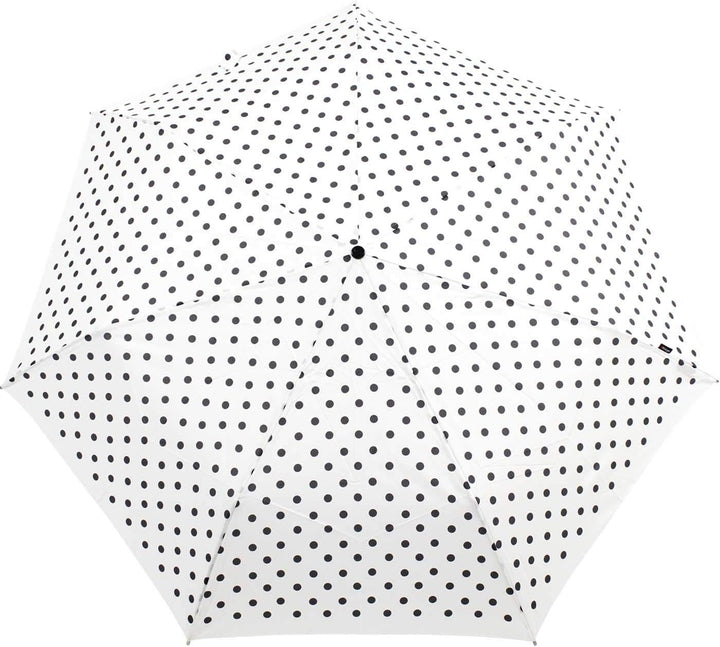 Knirps Taschenschirm Slim Duomatic Polka Dots - White-Black, White-black