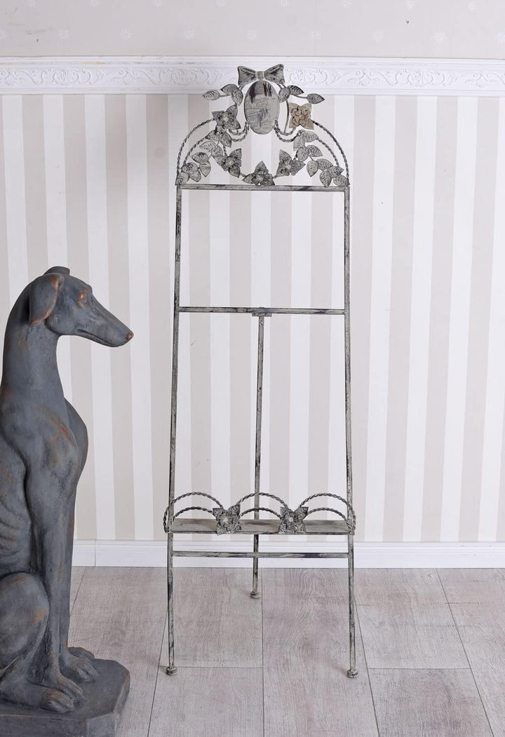 Staffelei VILLA MONET Antik Eisen Display Standstaffelei 116cm Metall Shabby Chic Vintage Deko für H