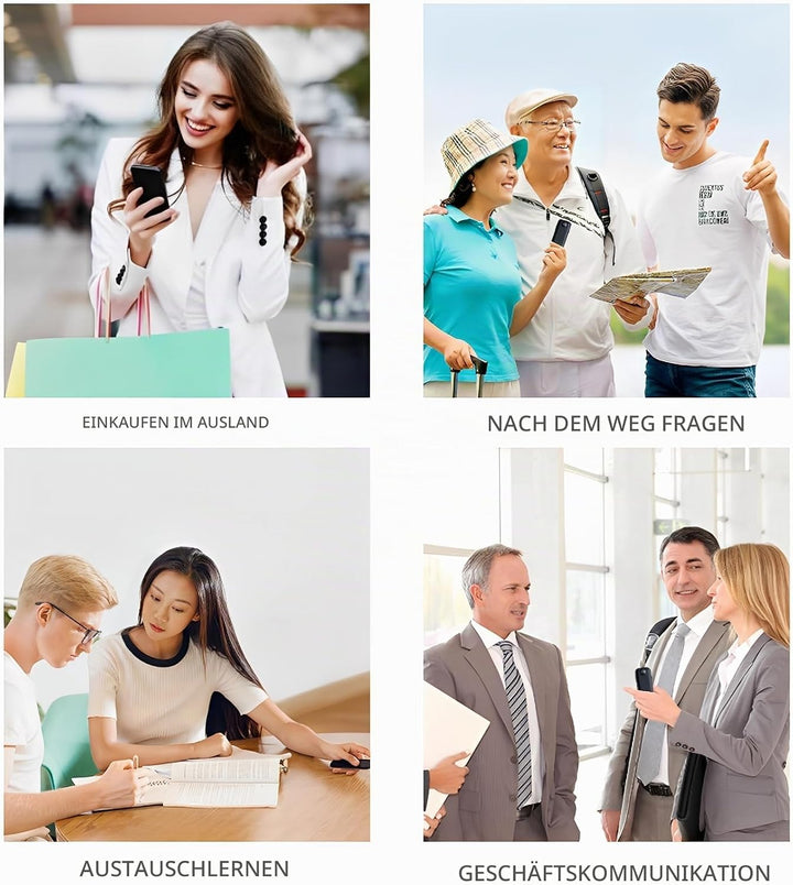 Sprachübersetzergerät, T10 PRO 137 Sprachen Sprachübersetzer Zwei-Wege-Echtzeit-Smart-Übersetzer für