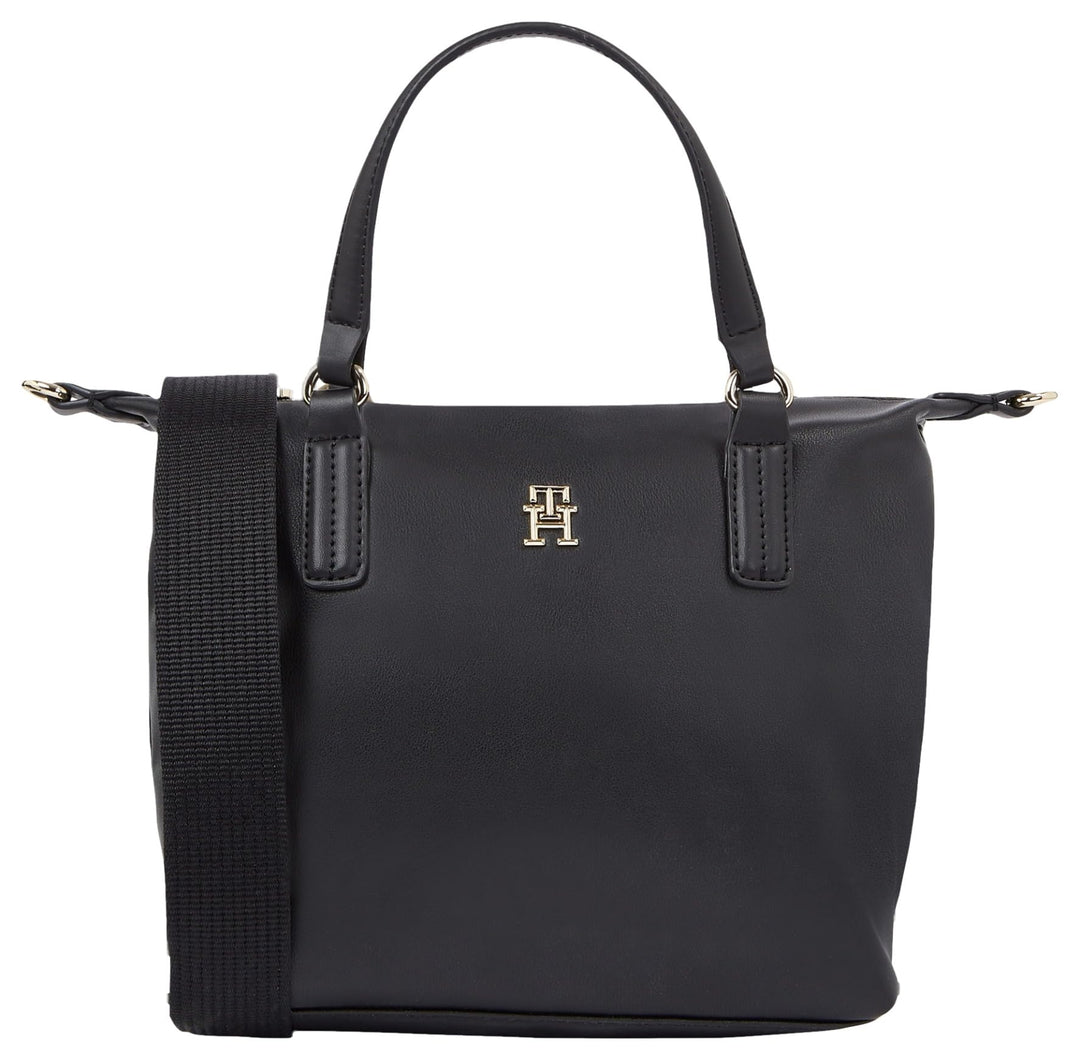 Tommy Hilfiger Damen Umhängetasche Poppy Plus Mittelgross Einheitsgrösse Schwarz, Einheitsgrösse Sch